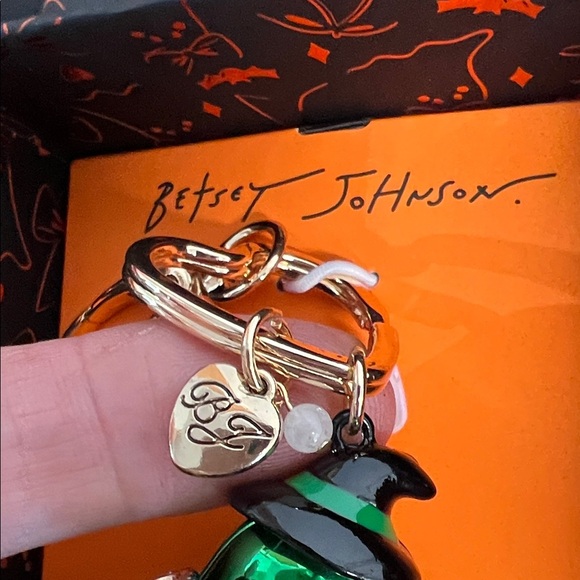Betsey Johnson | Emerald Ghost Witch Bag Charm - Picture 8 of 10